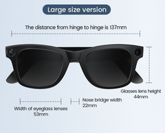 AI Camera Smart Glasses for Hands-Free Recording