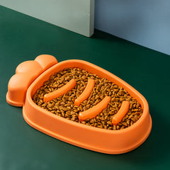 Slow Feed Dog Bowl for Large Dogs & Cats - Anti-Choke Design