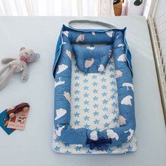 Portable Foldable Baby Bed in Cotton Material