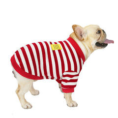 Striped Sweater for Dogs - Fall/Winter Coat (Frenchie)