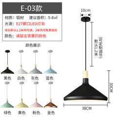 Nordic Style Vintage Restaurant Pendant Light Fixture