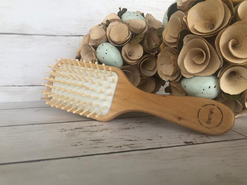 Bamboo Wooden Detangling Hair Brush