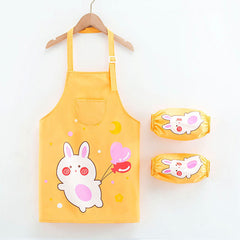 Waterproof Kids Apron for Painting and Eating