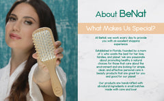 Bamboo Wooden Detangling Hair Brush