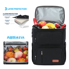 New Double-Layer Insulated Backpack for Outdoor Use