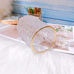 Leather Textured Tree Pattern Glasses for Home Use