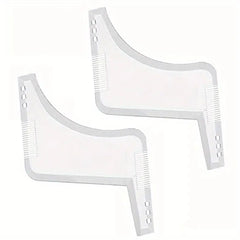 Men's Beard Shaping Template Guide Tool for Perfect Lines