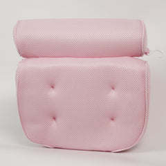 3D Mesh Bath Pillow with 6 Suction Cups