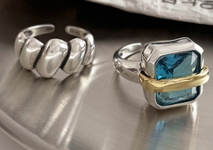 Vintage Thai-Style Ring, Electroplated