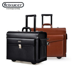 Men's Business Travel Rolling Luggage Suitcase