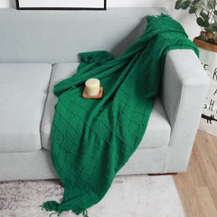 Knitted Sofa Blanket Cover for Air Conditioning Use