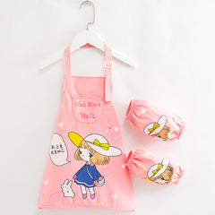 Waterproof Kids Apron for Painting and Eating