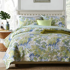 American Cotton Summer Quilt Set with Ocean Theme