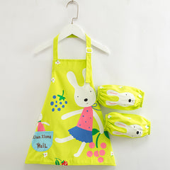 Waterproof Kids Apron for Painting and Eating