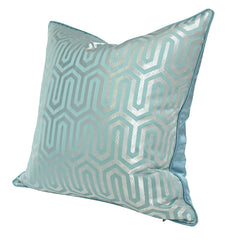 Custom Throw Pillow Covers for Modern Sofas (Light Blue)
