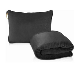2 in 1 Travel Pillow and Blanket Set for Airplanes