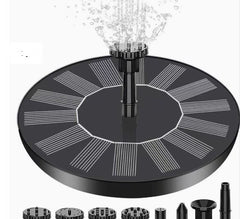 1.5W Solar Fountain Pump Kit with 6 Nozzles
