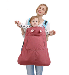 Infant Waist Carrier with Waterproof Windbreaker for All Seasons