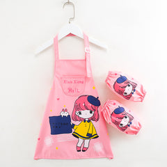 Waterproof Kids Apron for Painting and Eating