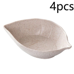 Japanese Style Small Straw Leaves Snacks Plate